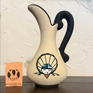 KOPA Pottery Pitcher Vase Authentic American Indian Pottery Made in Arizona